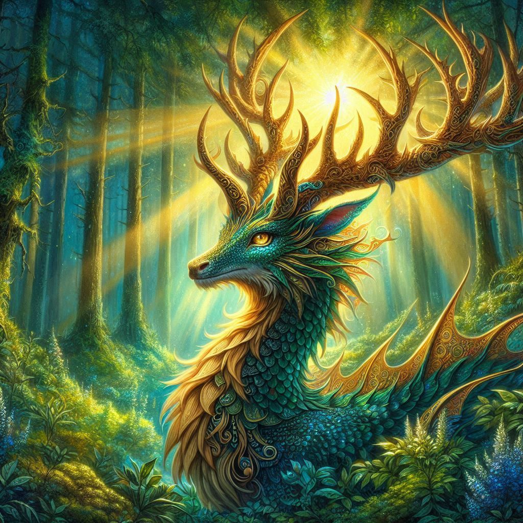 Dragon deer