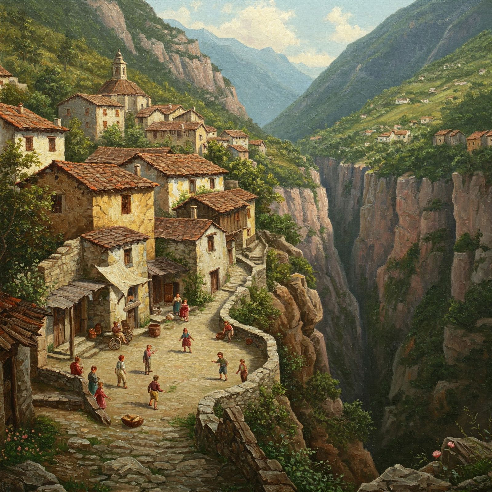 Mountain side community