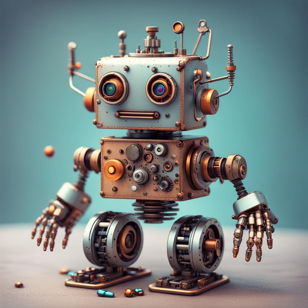 Robot 🤖 - AI Generated Artwork - NightCafe Creator