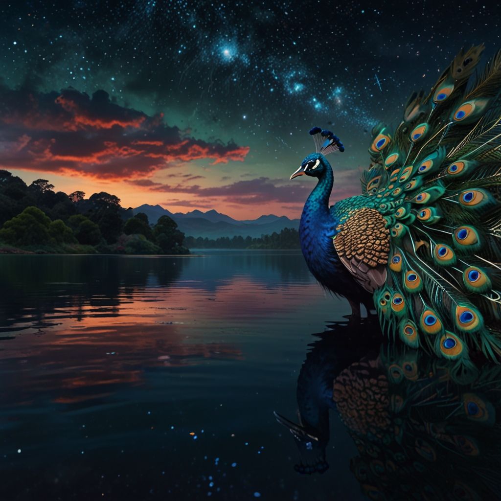 Sunset Peacock !!