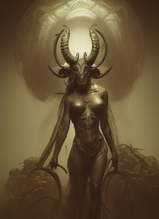 Portrait of an Aries Goddess