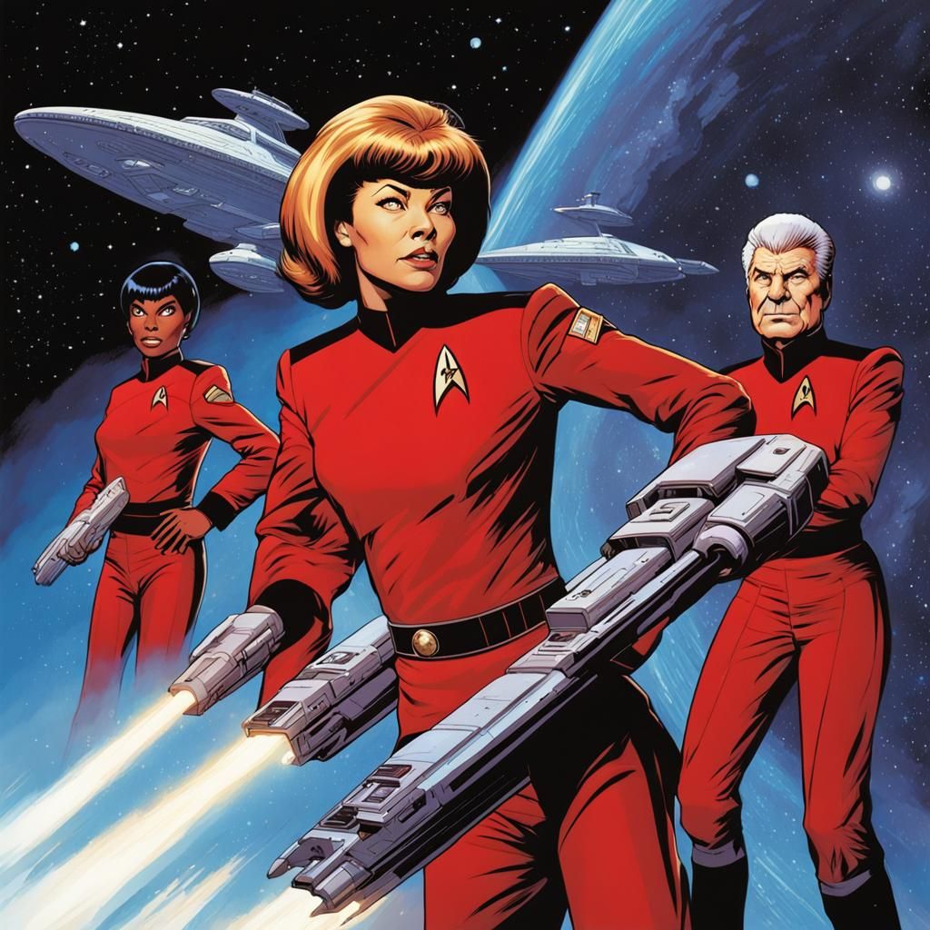Star Trek the Animated Series, anthropomorphic female lion i...