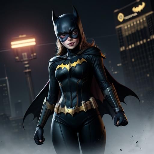 A beautiful image of Batgirl epic cinematic 8k resolution concept art ...