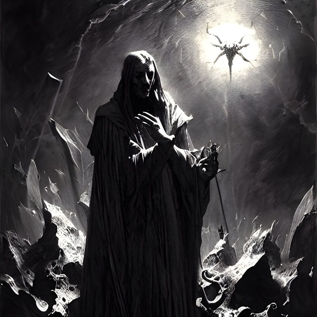 Magus summoning the demon marquis Amon - AI Generated Artwork ...