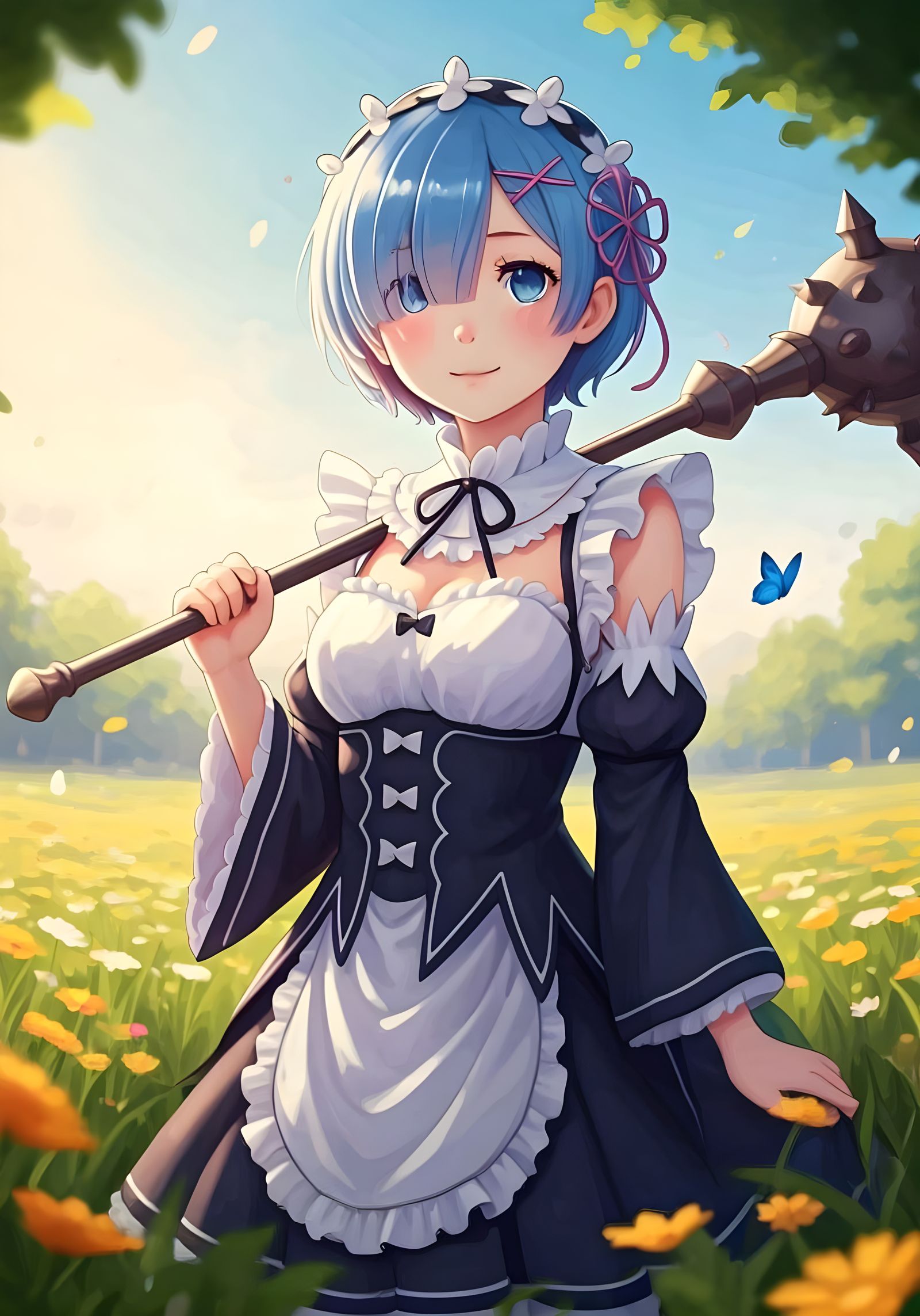 Rem: Morning Star's Gentle Light  by @Runarguten