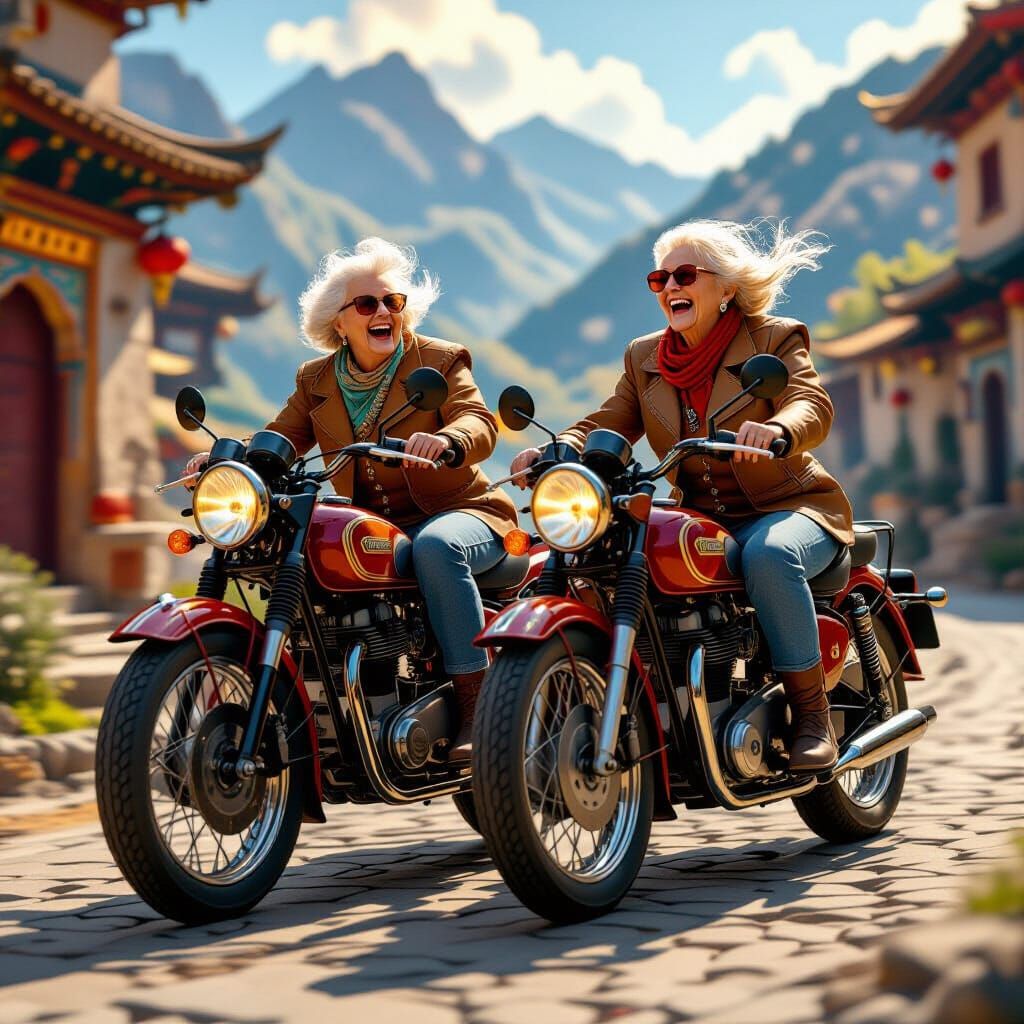 Never too old for a glorious wild adventure  by @Kalpine