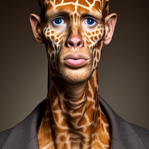 Giraffe Man AI Generated Artwork NightCafe Creator