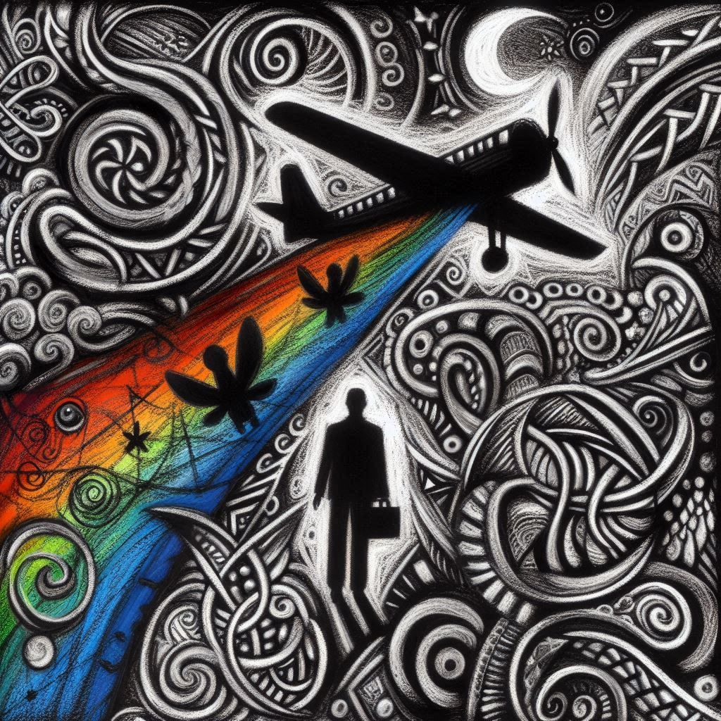 June Art Jam Images- plane