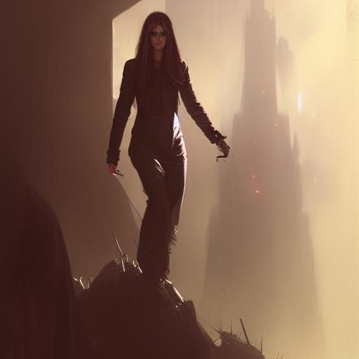 where the woodbine AI Generated Artwork NightCafe Creator