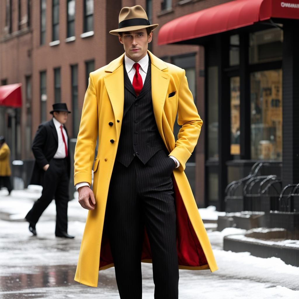 Tracy spots the perp