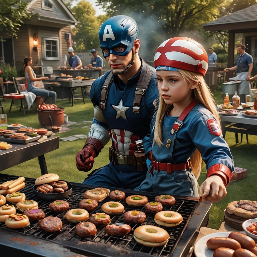 Captain America BBQ