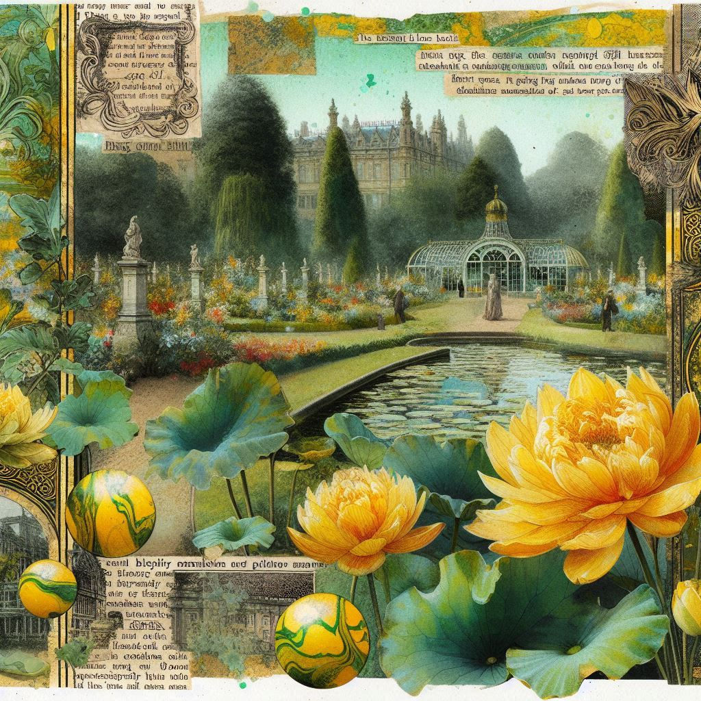 Flowers and the Pond.