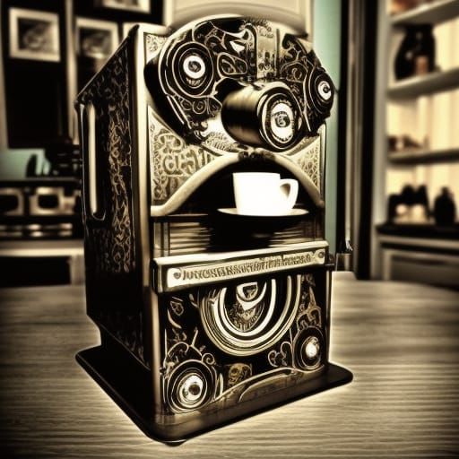 Epic Coffee Machine Steampunk