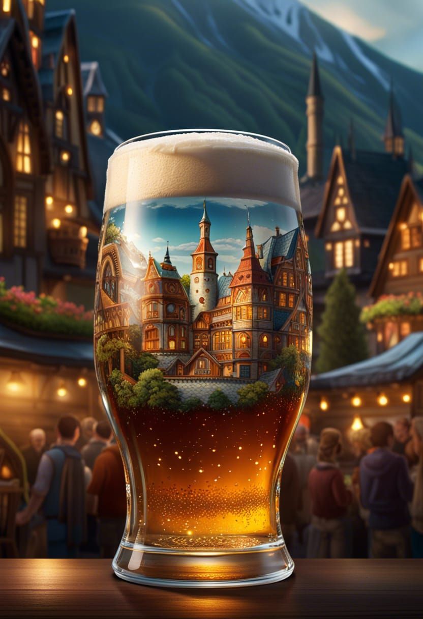 Oktoberfest in a Glass  by @Sometimes Witchy
