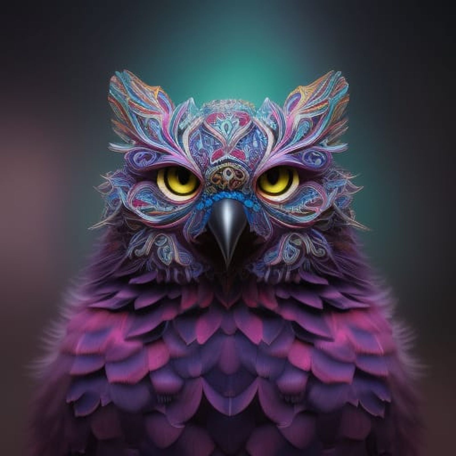 cute colorful owl wallpapers