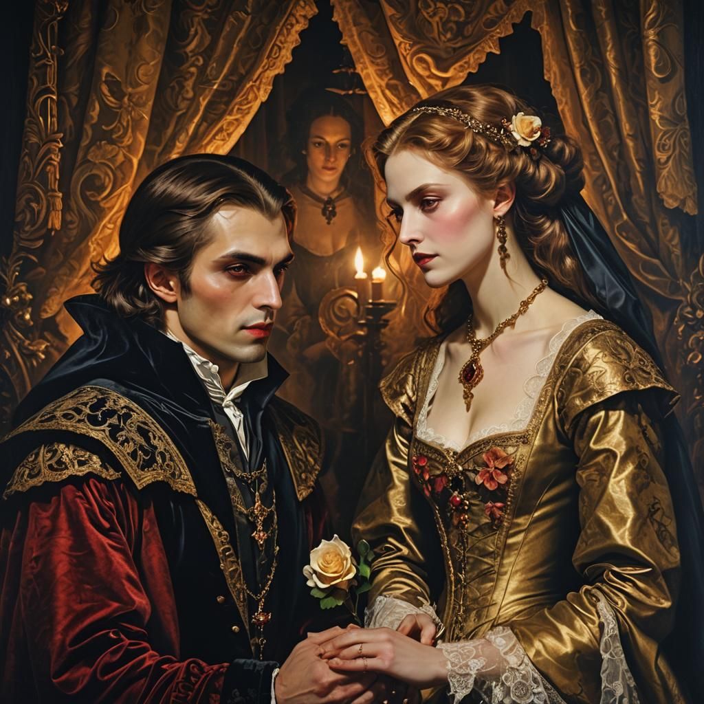 A vampire and his witch