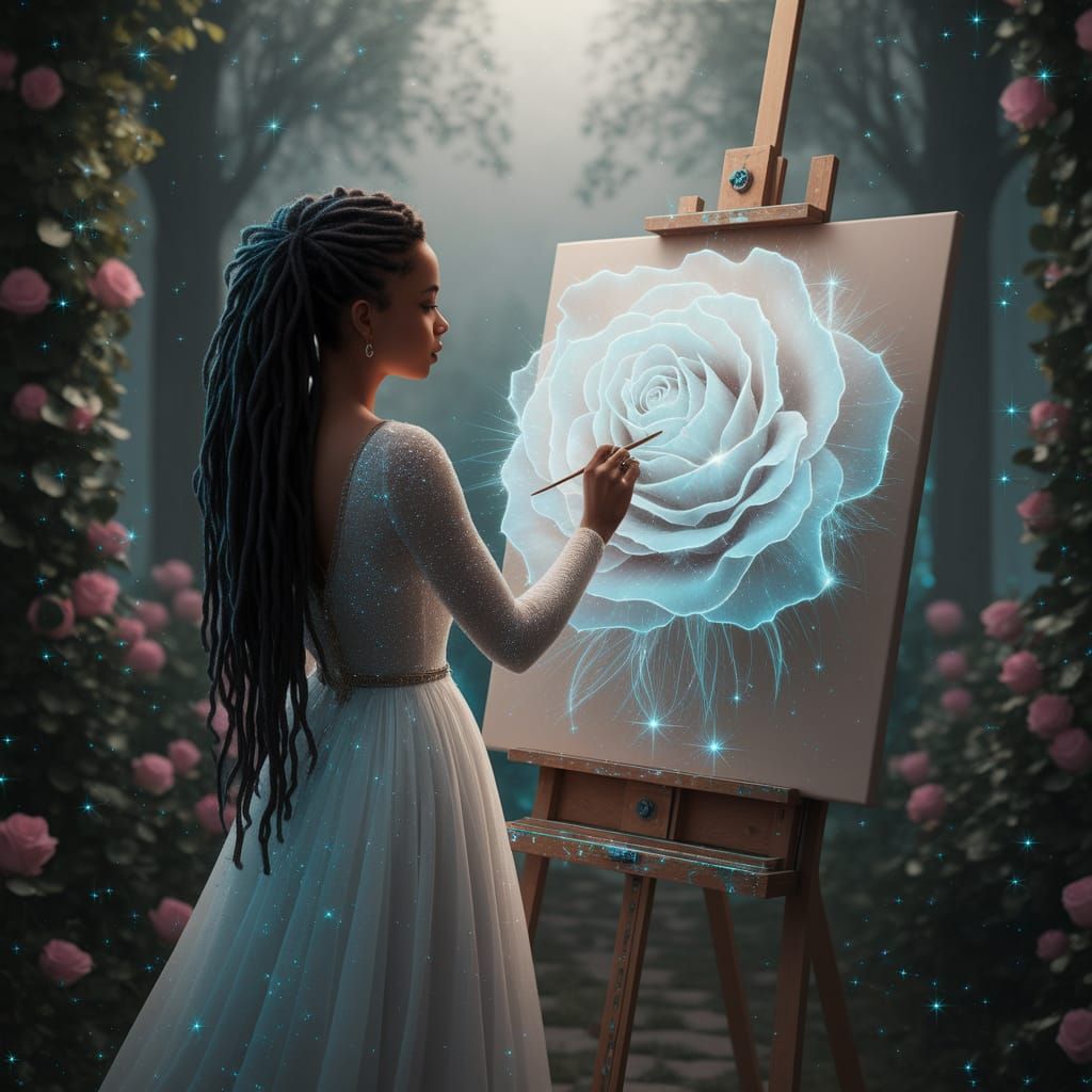 Rose Garden Artist  by @Pax