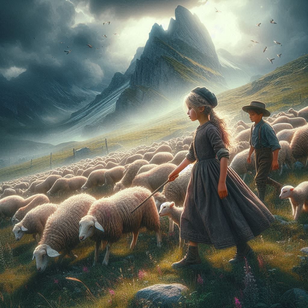 Tending Sheep