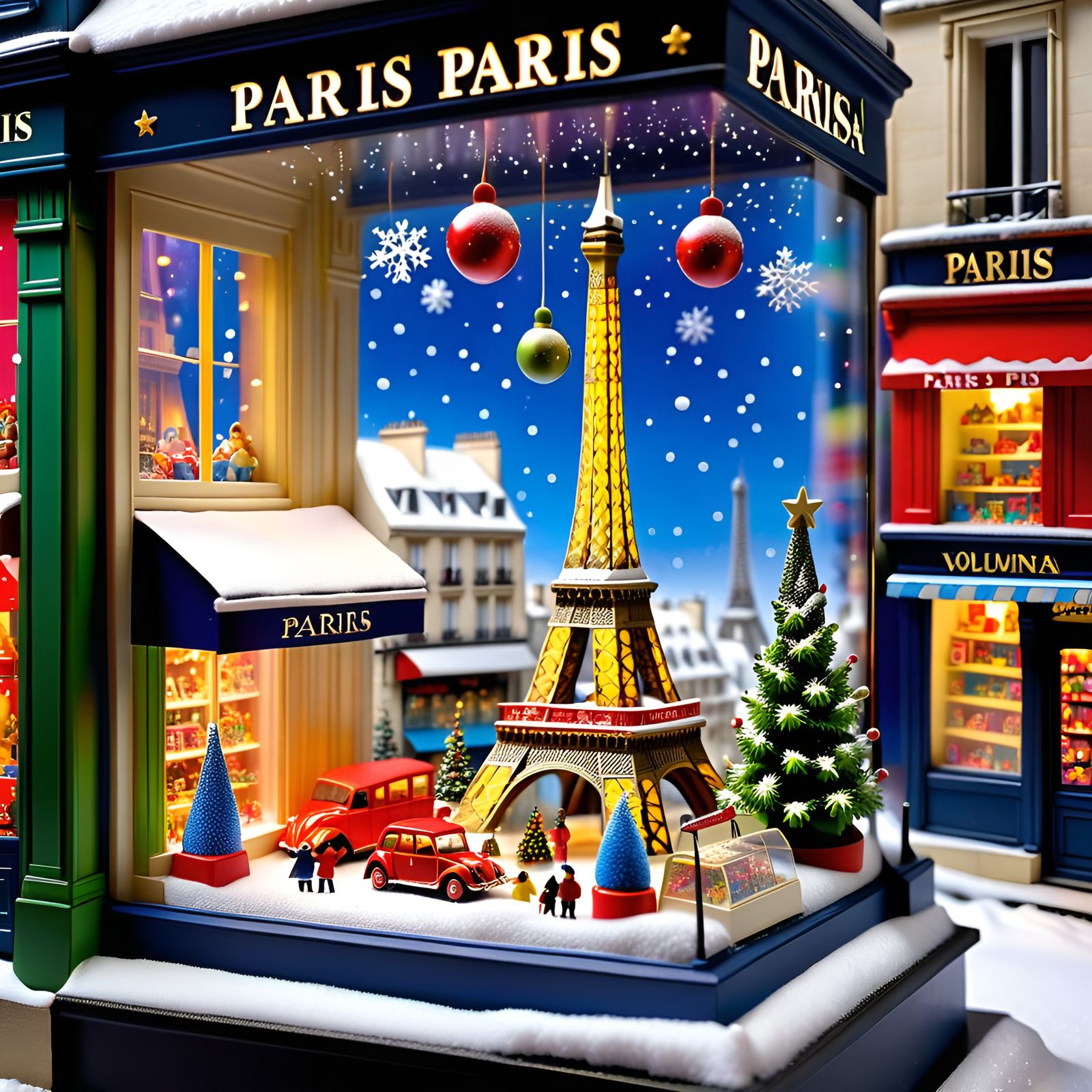 Toy Shop in Paris AI Generated Artwork NightCafe Creator