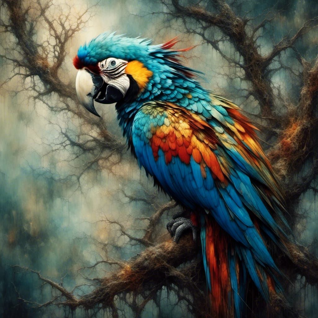 Macaw  by @beeblebrox