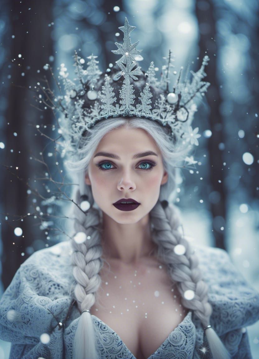 Chione, Goddess of Snow  by @Hintero