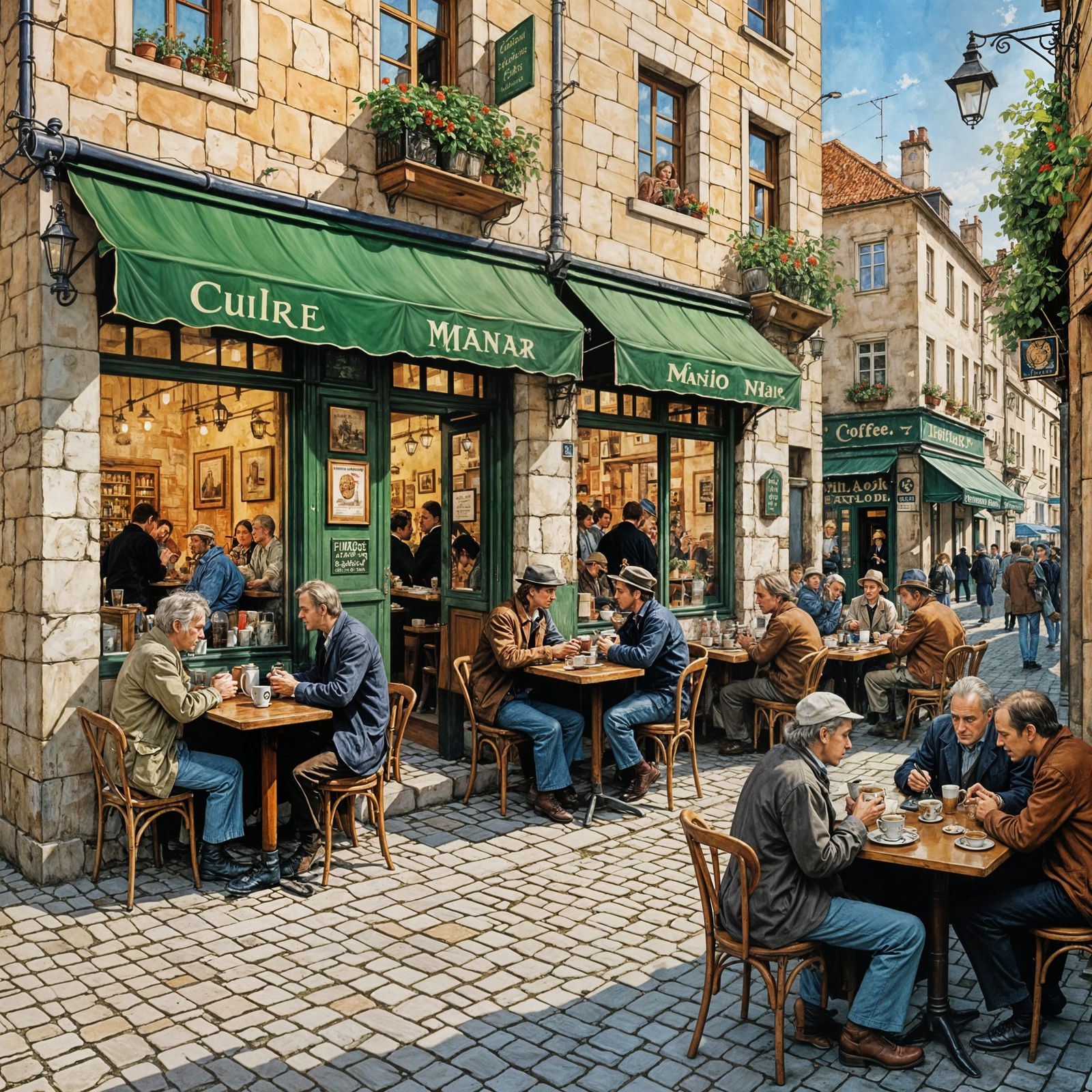 Coffee around the corner  by @ShclasH