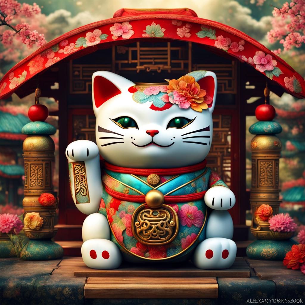 AJapanese manekineko