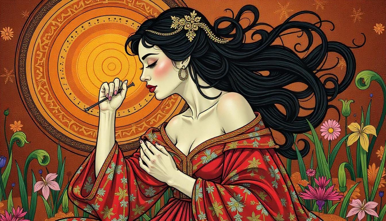 Alphonse Mucha Style