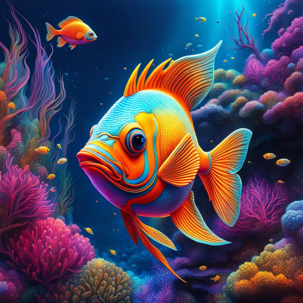 Fish... - AI Generated Artwork - NightCafe Creator