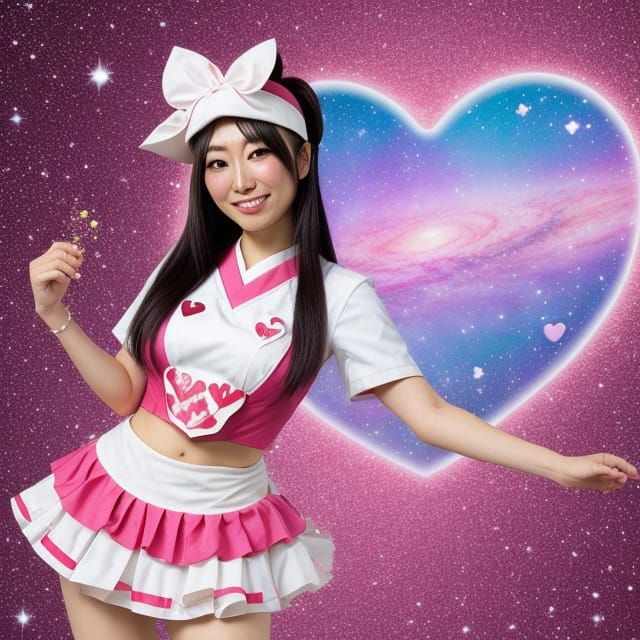 Stellar Sugar Heart Girl Powers