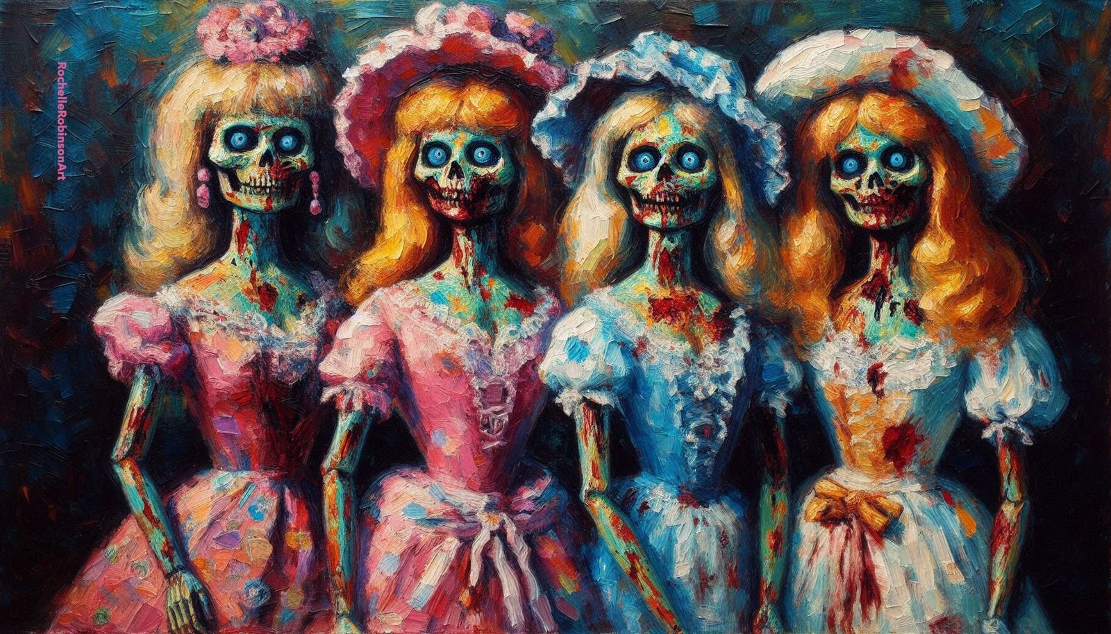 4 Zombie Ladies