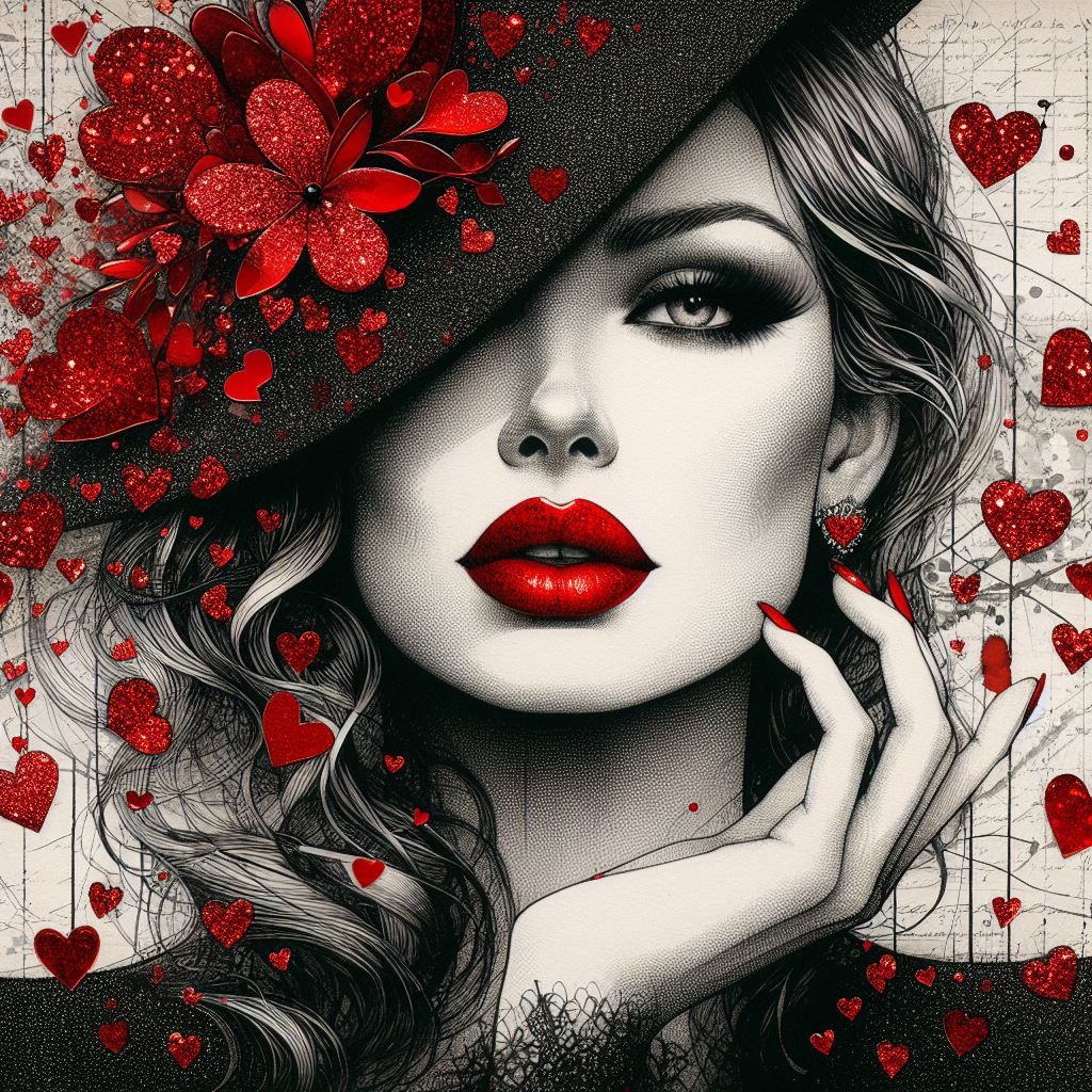 Red lips  by @Diane