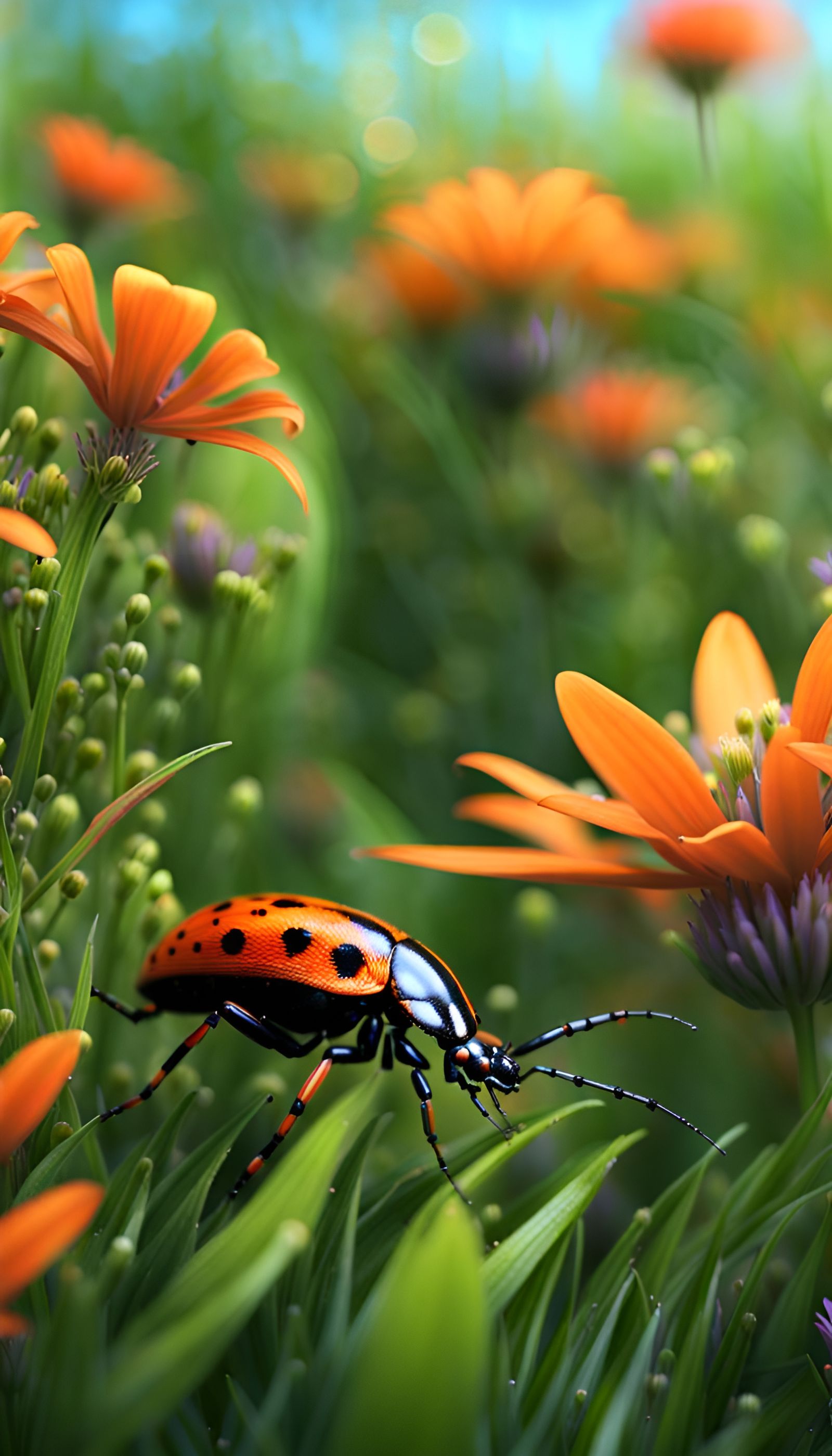A Garden from a bugs perspective   by @Invicta