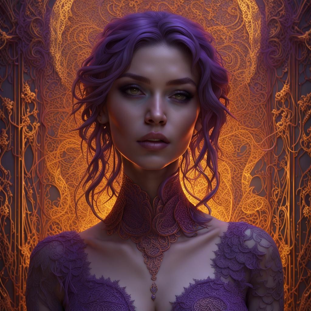 Copper wire lace AI Generated Artwork NightCafe Creator