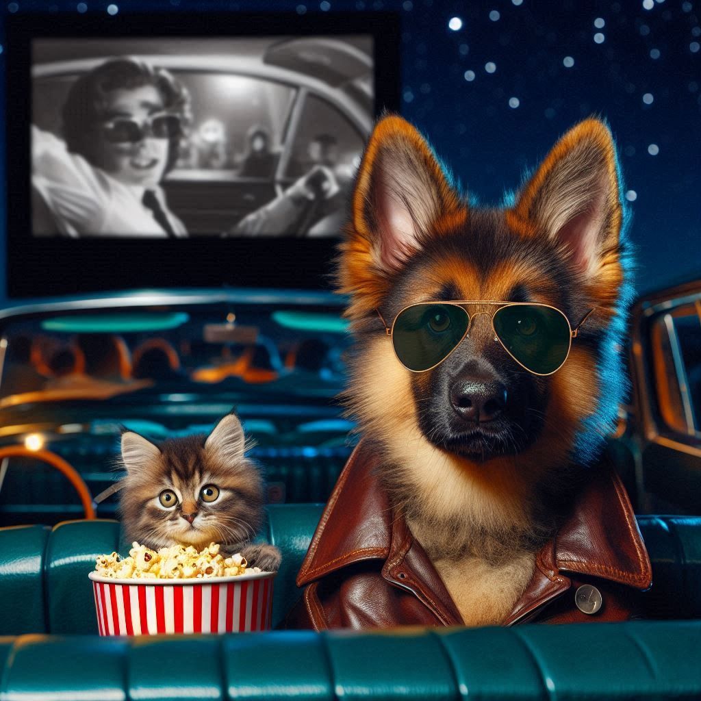 Drive-in movie theater