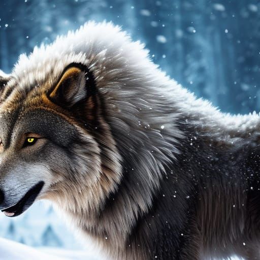 Wolves - AI Generated Artwork - NightCafe Creator