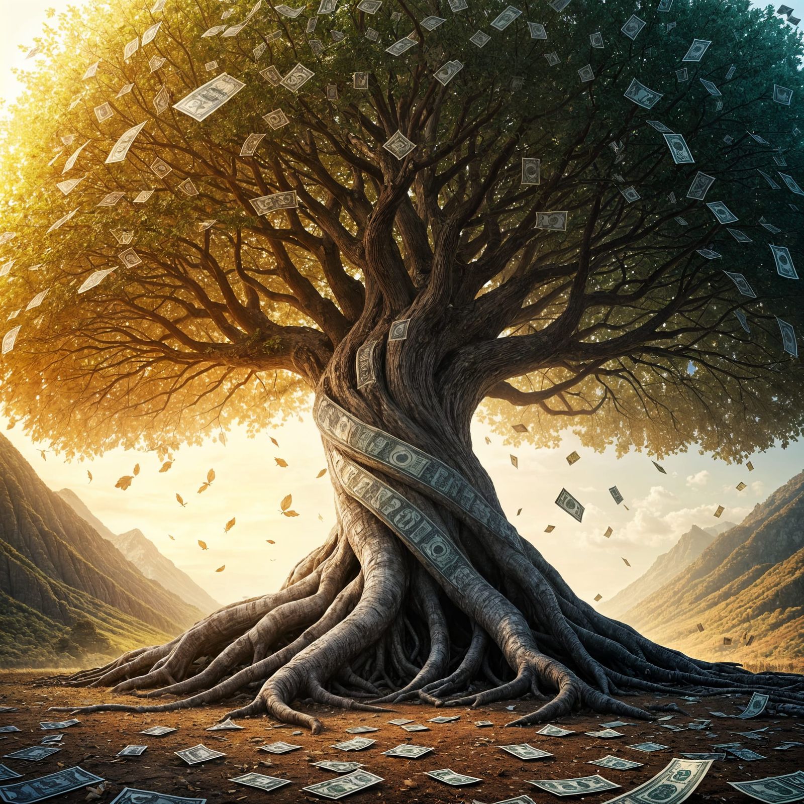 Tree of Fortune Towers in Golden Valley