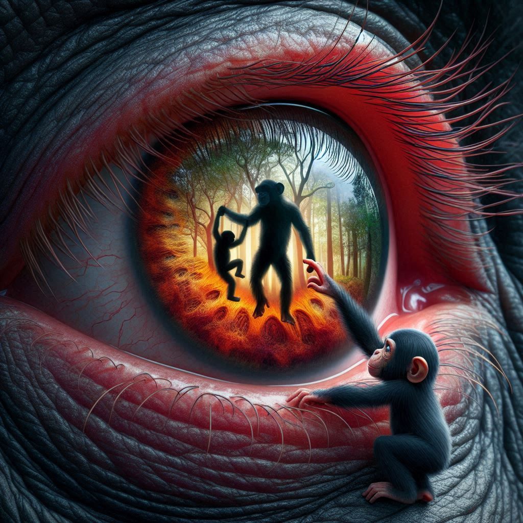 Stories in a Chimp's Eye