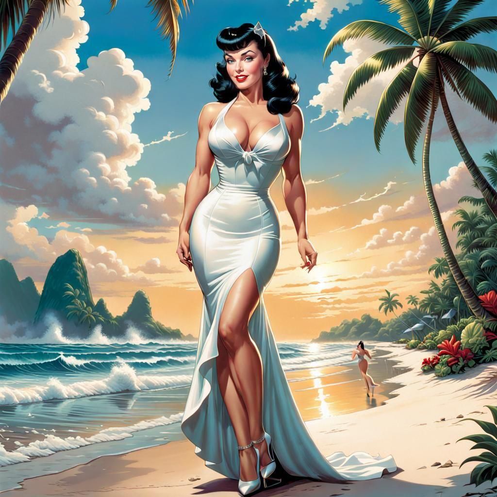Bettie on the Beach