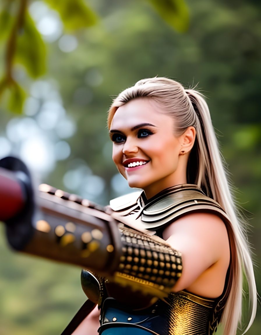 Eliza Taylor as Xena the Warrior Princess - AI Generated Artwork ...