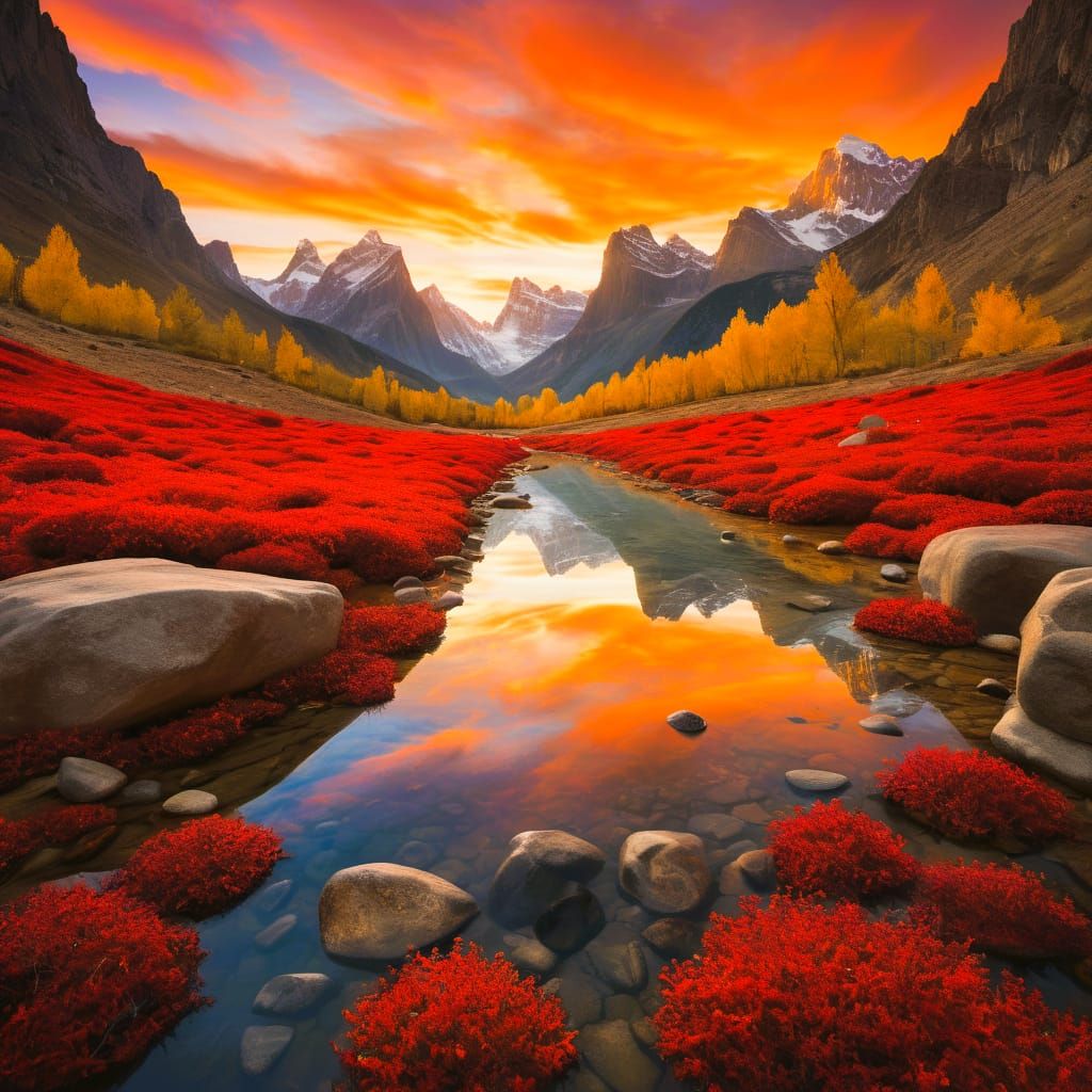 💥Paysage Flamboyant💥