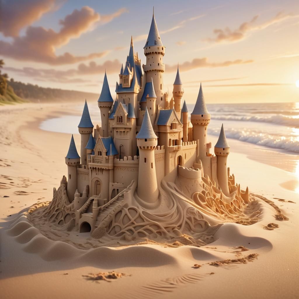 Give me your hand and I'll build you a castle out of sand  by @Marco