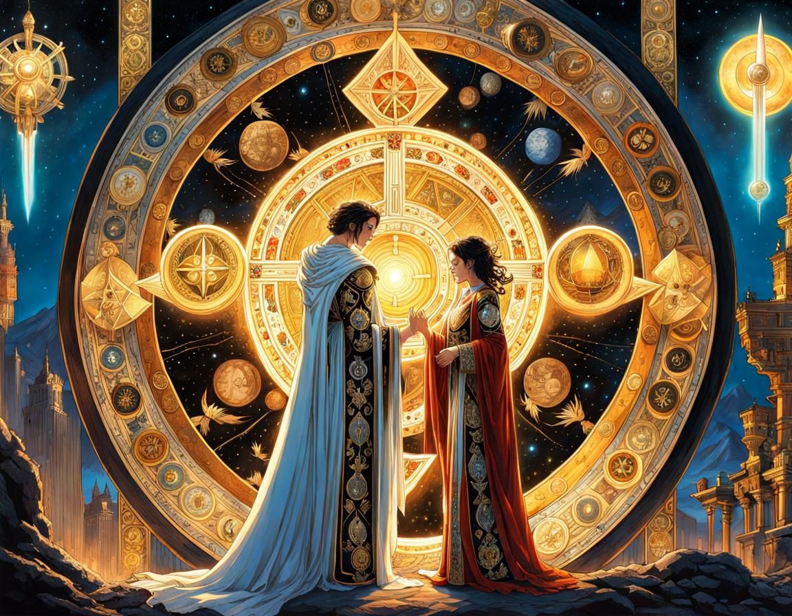 Alchemical wedding  by @Elcast