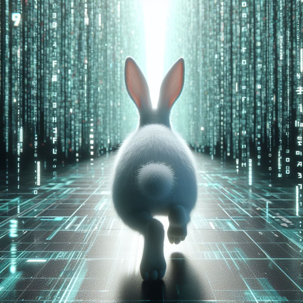 Follow the white rabbit