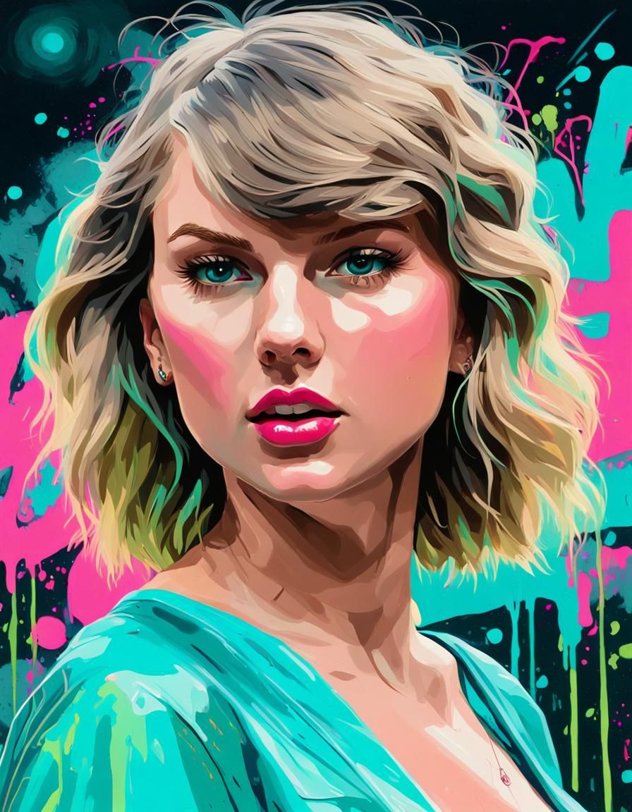 Taylor Swift AI Generated Artwork NightCafe Creator