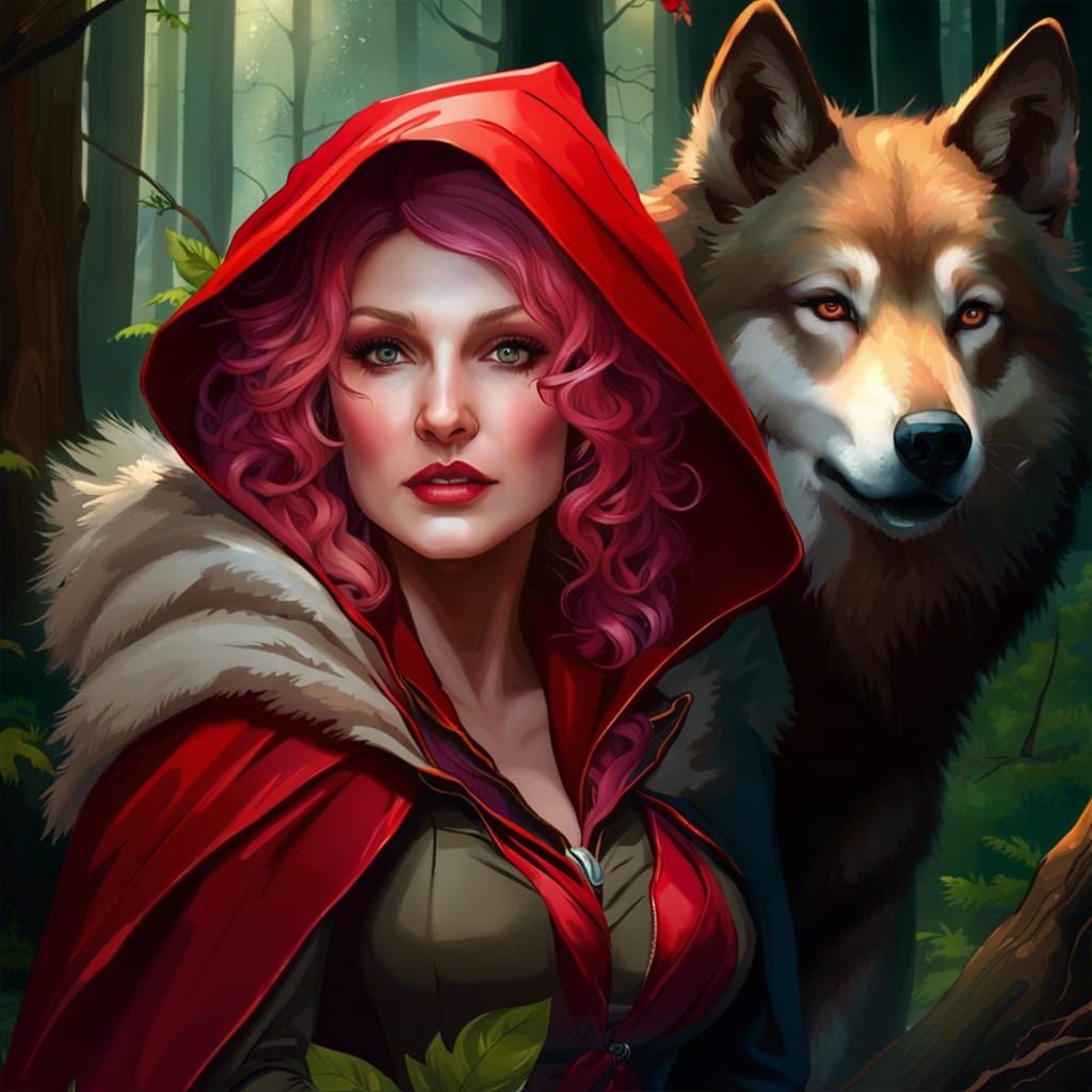 Red Riding Hood  by @Matriximp