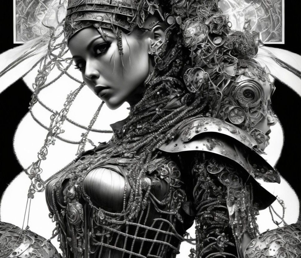 FUTURISTIC STEAMPUNK FEMALE