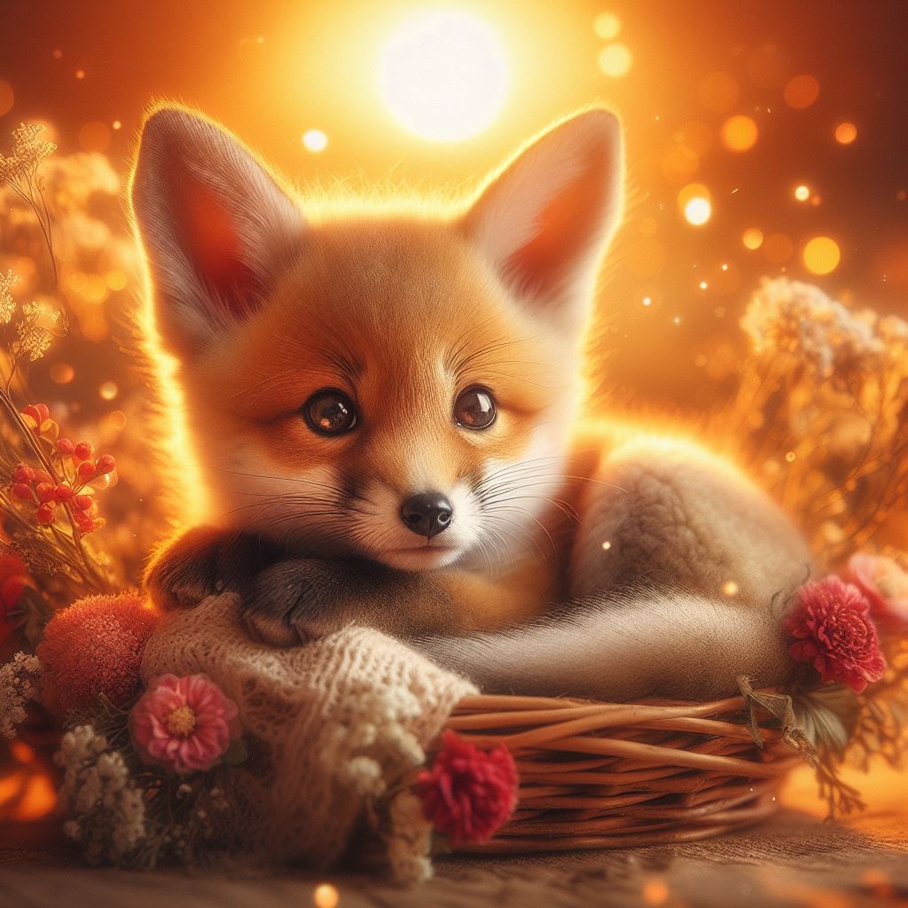 Baby fox