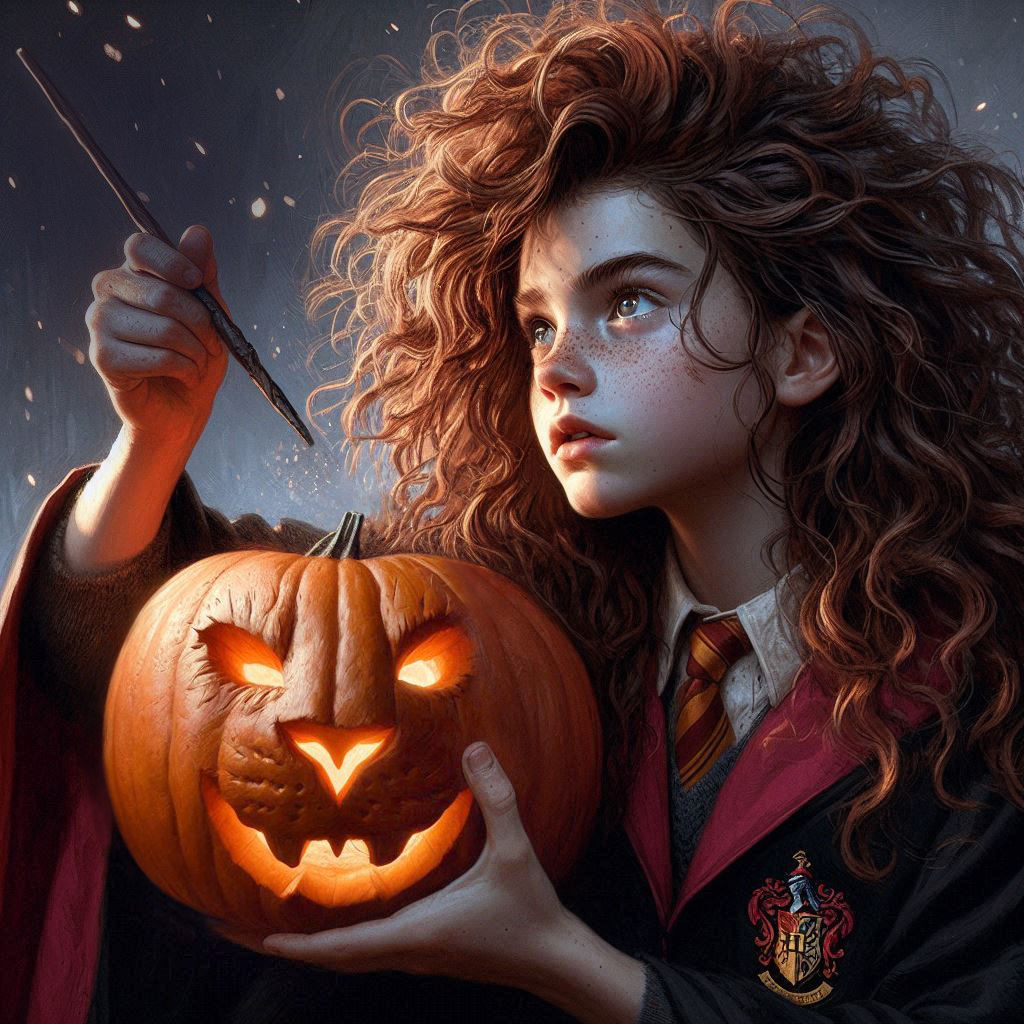 Hermione Pumpkin Carving
