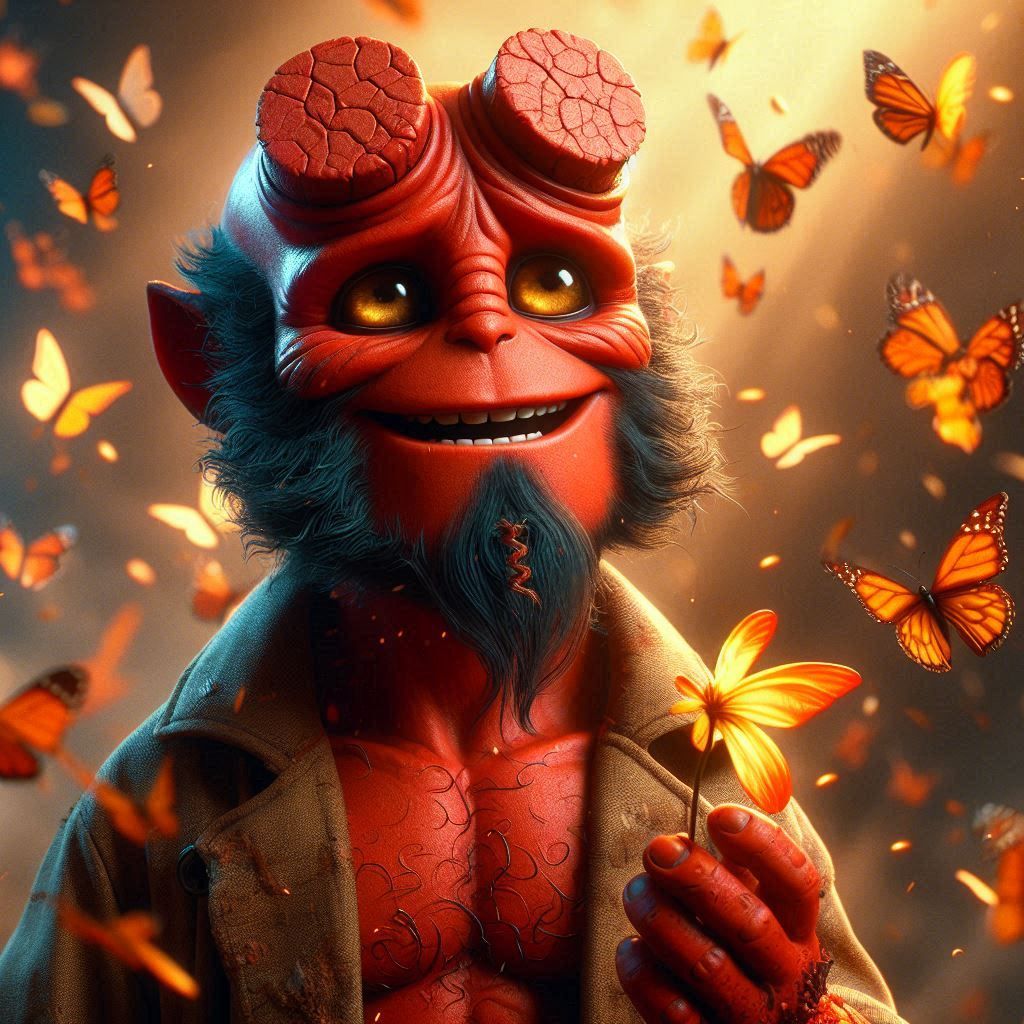 adorable fairy-tale fantasy creature portrait..